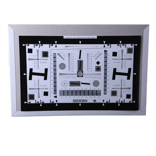 Iso12233 Resolution Test Card Camera Lens Sfr Resolution Clarity Test Chart Calibration Board 3Nh