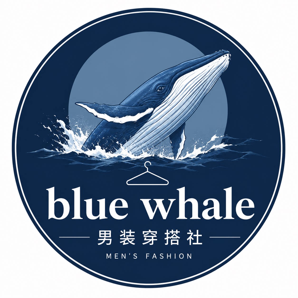 blue whale男装穿搭社