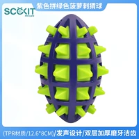 Фиолетовый зеленый ананас ежир