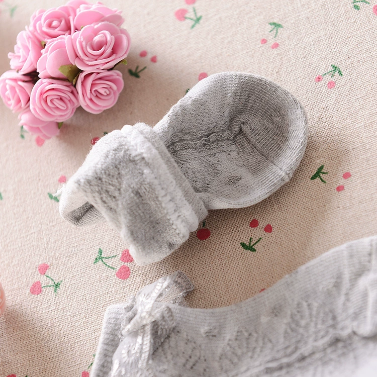 Lưới thoáng khí cho bé gái tất ren bé mùa xuân và mùa thu cotton mùa hè mỏng phần bé vớ vớ thuyền - Vớ