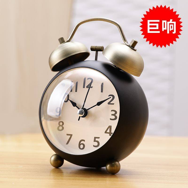 Powerful wake up super loud alarm clock electronic students with super loud female high school boy bedroom net red get up artifact
