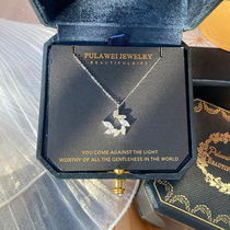 Little Prince wheat spike necklace light luxury niche design 2021 New sterling silver choker send girlfriend birthday gift