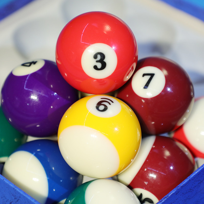 American black eight standard type table tennis ball 57mm water crystal ball TV resin table tennis ball 52mm event special table ball sub