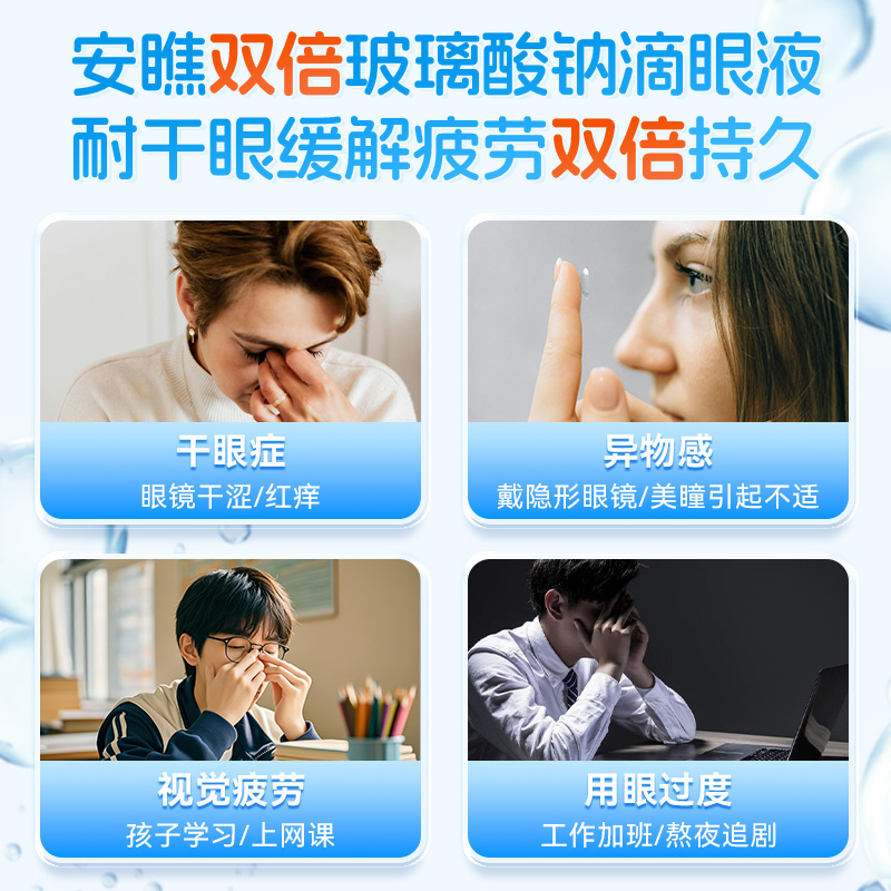 安瞧干眼症0.2%玻璃酸钠滴眼液：告别干涩，重获清澈视界！