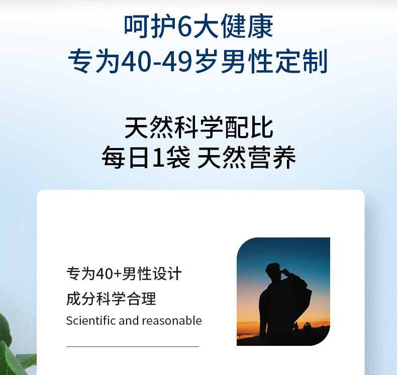 【日本直邮】日本FANCL 男性40+综合营养包 30袋入