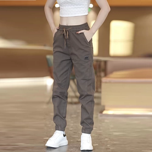 Senyuan Store Store Store Hot 2024 Весенние рабочие брюки модные маленькие прямые пленки.