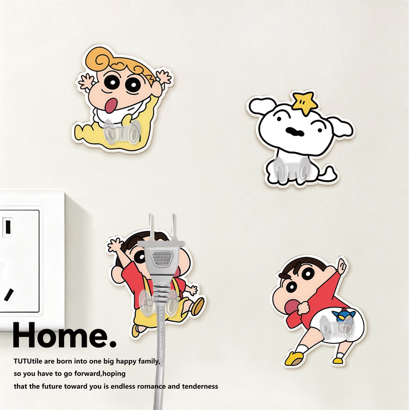 Plug Hook, Wire Fixing Clip, Cartoon Cable Organizer, Wall-Mounted Nail-Free Adhesive Hook Plug Hook, Wire Fixing Clip, Cartoon Cable Organizer, Wall-Mounted Nail-Free Adhesive Hook