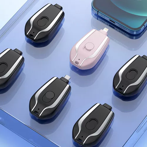 1500 мАч Mini EdiT Bank Caychain Charger Type-C UL