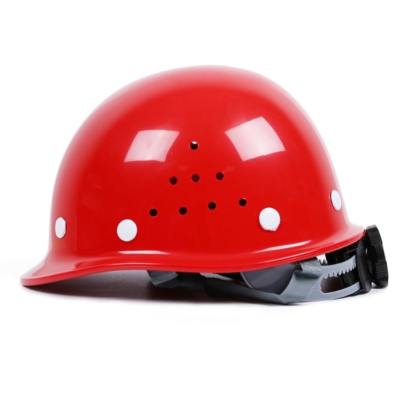 Safety Helmet Construction Site Safety Helmet Engineering Cap National Standard Thickened Ultra Hard ABS Glass Fiber Construction Custom Print Character