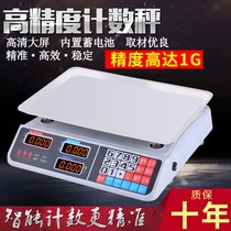 (Special name for the vegetable market) Golden string incense electronic scale market supermarket selling vegetables and fruits is called commercial kilogram scale