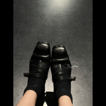  Presale] fluxeeker | MINUSONE lamb leather round heel leather bottom cingulum handmade shoes