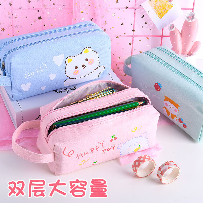 Pencil Case Containing Net Red Japan Series Pen Bag Cute Stationery Girl Lead Pencil Case Large Capacity Bag Pencil Case Students