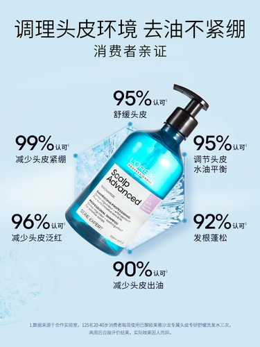 L'Oreal, шампунь, успокаивающая маска для волос, придает объем, контроль жирного блеска