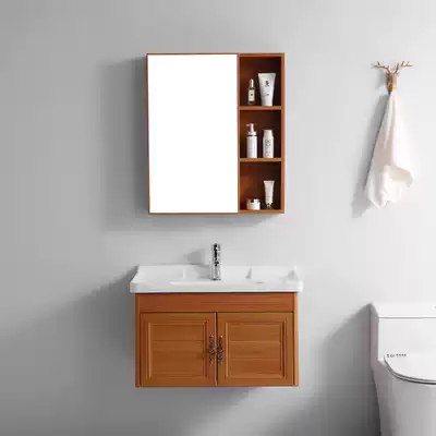 Bathroom cabinet Wall-mounted washbasin Wall cabinet washbasin powder room washbasin cabinet combination washbasin one