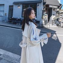 The wind coat woman with a long section 2020 Spring loaded with new genre small subthin Korean version loose spring and autumn season jacket woman