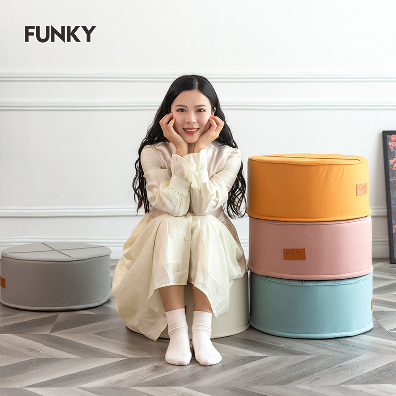 Lazy sofa footstool cushion lazy sofa bean bag technology cloth pedal matching universal bedroom balcony single