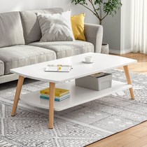 Coffee table large size personality creative fashion 2022 solid wood apartment small apartment rental balcony 2021 new