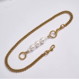 Цепь из жемчуга, сумка подмышку, ремешок для сумки, цепочка на цепочке, аксессуары