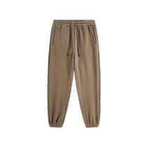 A standout item for winter heavyweight khaki velvet sweatpants for men and women thickened warm casual sports leggings