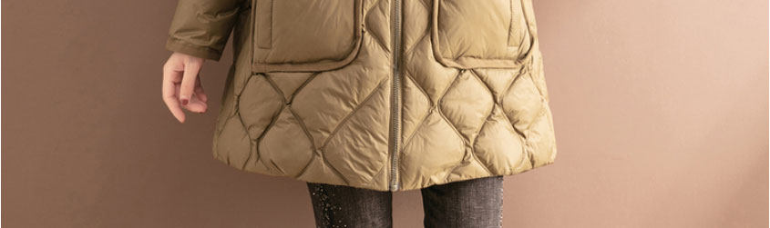 Длинный пуховик, куртка, средней длины, подходит для подростков, 2025 года, для среднего возраста 