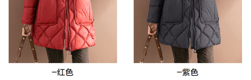 Длинный пуховик, куртка, средней длины, подходит для подростков, 2025 года, для среднего возраста 