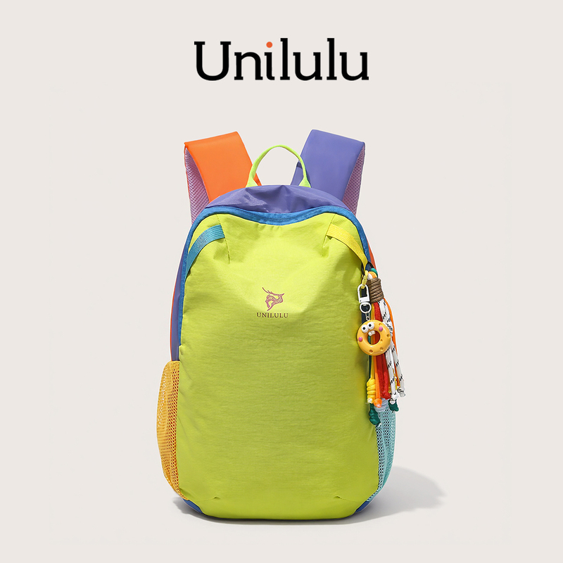 Unilulu Lightweight Outdoor Hiking and Mountaineering Backpack for Men and Women 2026 New Color-Blocking Dopamine Travel Backpack