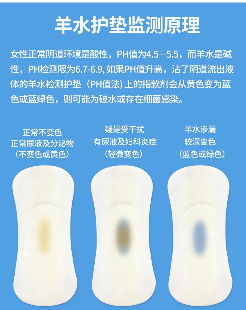 羊水检测护垫孕妇家用试纸15元 云天海淘