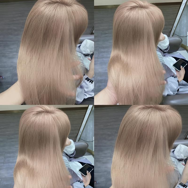 Color-Fixing Shampoo and Conditioner for Bleached and Dyed Hair, Color-Protecting Purple-Gray, Cool Brown Hair Mask, Flax Gray, Milk Tea Brown, Blue, Anti-Yellowing