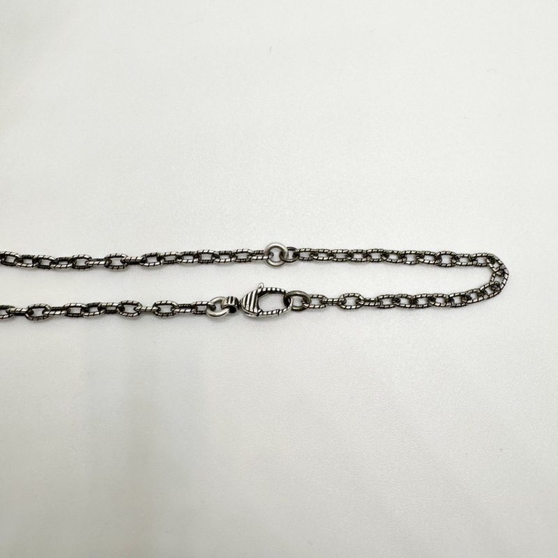 Guc's Vintage Silver Necklace with Extension Chain, 925 Silver Chain, Gucci Necklace, Retro Vintage Extension Chain Guc's Vintage Silver Necklace with Extension Chain, 925 Silver Chain, Gucci Necklace, Retro Vintage Extension Chain