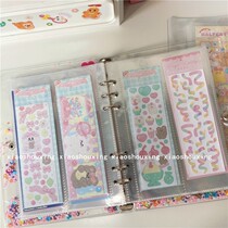 South Korea Live Page Clip Type A5 Sticker Containing MULTIFUNCTION CARD Slim Sticker Photo Album Collection Collection