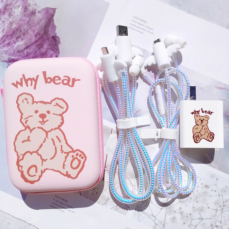 Huawei mate40 pro data line protective sheath 66w Fast refill head V40 Honor Applicable nova8 charger p50