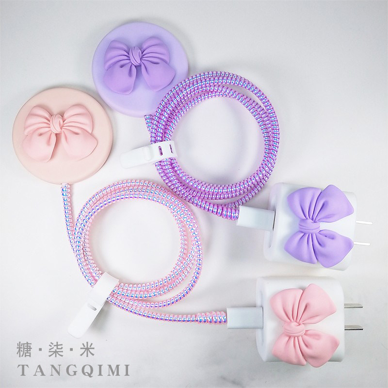 Suitable for Apple MagSafe charging line protective shell Apple data line wireless magnetic suction anti-scraping sleeve soft silicone gel