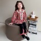 Girls' Outfit Autumn 2025 New Stylish Children's Clothing, Very Attractive Autumn Outfit for Baby Girls, Shirt and Flared Pants Two-Piece Set