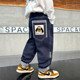 Boys' Jeans Spring and Autumn 2026 New Style Children's Sports Pants Cool Boys' Spring Soft Denim Straight-Leg Long Pants