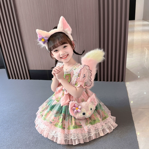 Дисней, летний наряд маленькой принцессы, стиль Лолита, в западном стиле, подарок на день рождения