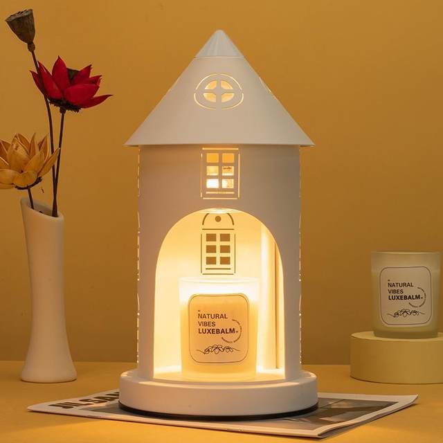 Castle Wax Melting Lamp, Timed Sleep Aid Aromatherapy Lamp, Decorative Table Lamp, Bedside Atmosphere Night Light, Candle Melting Lamp, Candle Melting Light