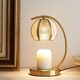 European-Style Retro Aromatherapy Lamp, Wax Melting Lamp, Timed Fragrance Glass Table Lamp, Candle Lamp, Warm Candle Lamp, Wax Melting Atmosphere Night Light