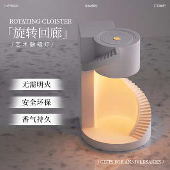Gypsum Wax Melting Lamp, Timed Flameless Aromatherapy Candle Lamp, Bedside Table Lamp, Diffuser, Candle Melting Lamp, Retro Atmosphere Night Light