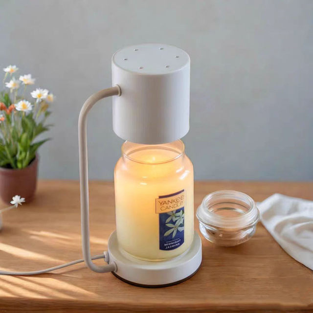 Nordic Minimalist Metal Aromatherapy Wax Melting Lamp Timed Fragrance Candle Lamp Heater Warming Candle Holder Lamp Japanese Style Candle Melting Lamp