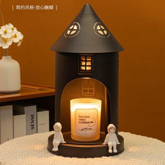 Castle Wax Melting Lamp, Timed Sleep Aid Aromatherapy Lamp, Decorative Table Lamp, Bedside Atmosphere Night Light, Candle Melting Lamp, Candle Melting Light