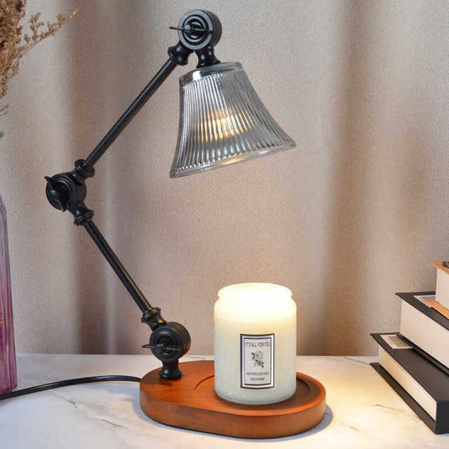 Retro Wax Melting Lamp, Adjustable Light, Timed Candle Melting Lamp, Flameless Aromatherapy Lamp, Candle Melting Lamp, Bedroom Atmosphere Table Lamp