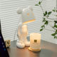 Astronaut Aromatherapy Lamp Wax Melting Lamp 110V Timer Spaceman Candle Table Lamp Cute Cartoon Robot Candle Melting Lamp