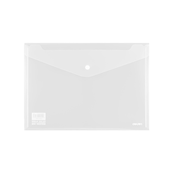 Deli plastic a4 transparent file bag thickened large capacity