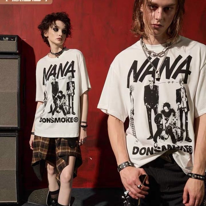 Dsm X Nana Limited Edition Official Collaboration with Blackstones Band Group Portrait Commemorative T-Shirt, Unisex