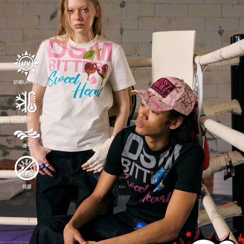 In Stock Donsmoke Steampunk Cherry Apple Regular Shoulder T-Shirt Sun Protection Quick-Dry Antibacterial Casual Couple Short-Sleeve Shirt In Stock Donsmoke Steampunk Cherry Apple Regular Shoulder T-Shirt Sun Protection Quick-Dry Antibacterial Casual Couple Short-Sleeve Shirt