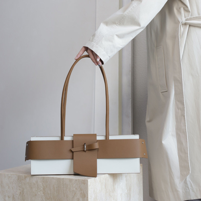 BEN by SONG designer original baguette large-capacity Chinese-style underarm bag winter new simple women's bag