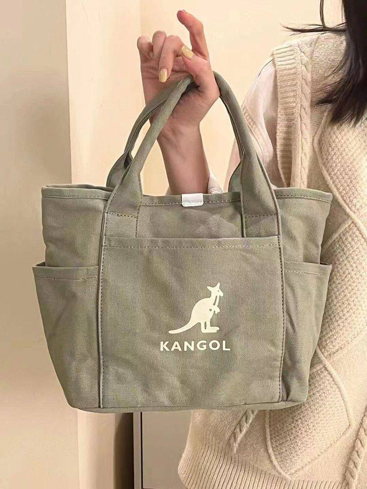 Мода холст kangol versatile large capacity canvas bag handbag tote bag OTHER