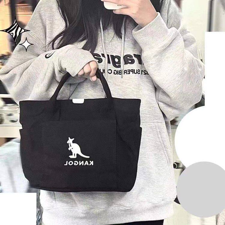Мода холст kangol versatile large capacity canvas bag handbag tote bag OTHER