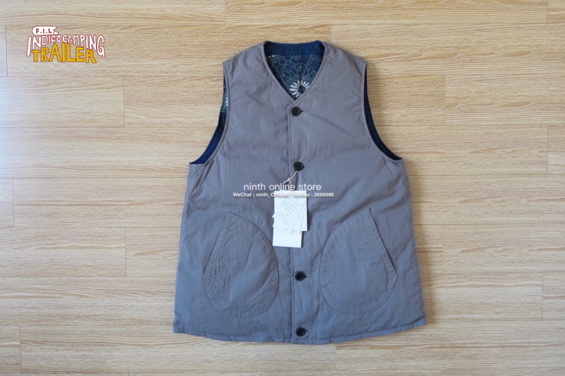 現貨】VISVIM 21AW ICT KORA DOWN VEST(KOFU)古布雙面羽絨馬甲 現貨】VISVIM 21AW ICT KORA DOWN VEST(KOFU)古布雙面羽絨馬甲