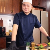 Шеф-повар Работа для одежды с коротким рукавом дышащий высококачественный западный ресторан